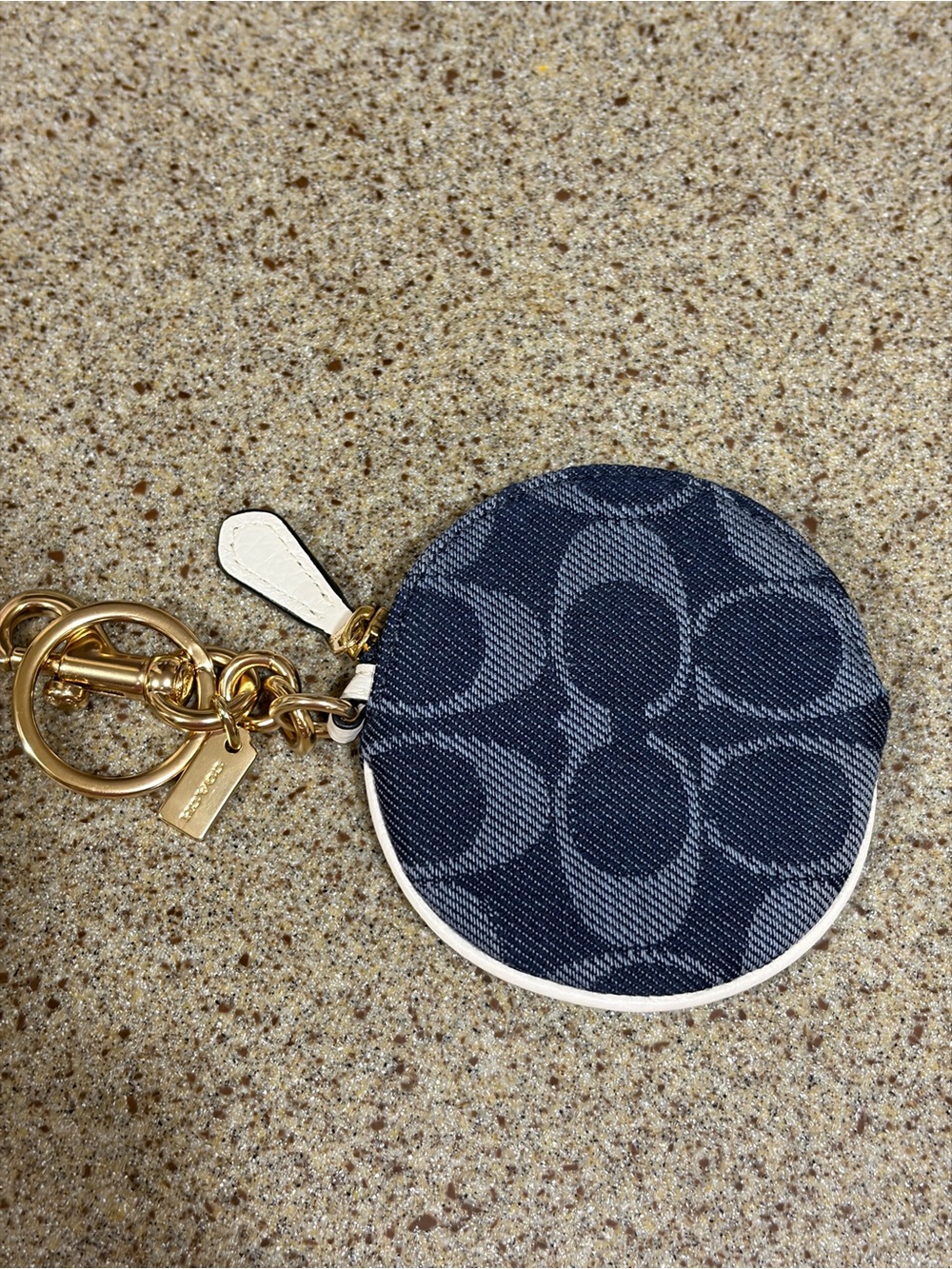 🎀🎀🎀WEEKEND SALE 🎀🎀🎀Coach denim coin purse/ bag charm